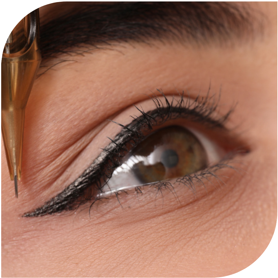 Delineado de ojos Superior o Inferior